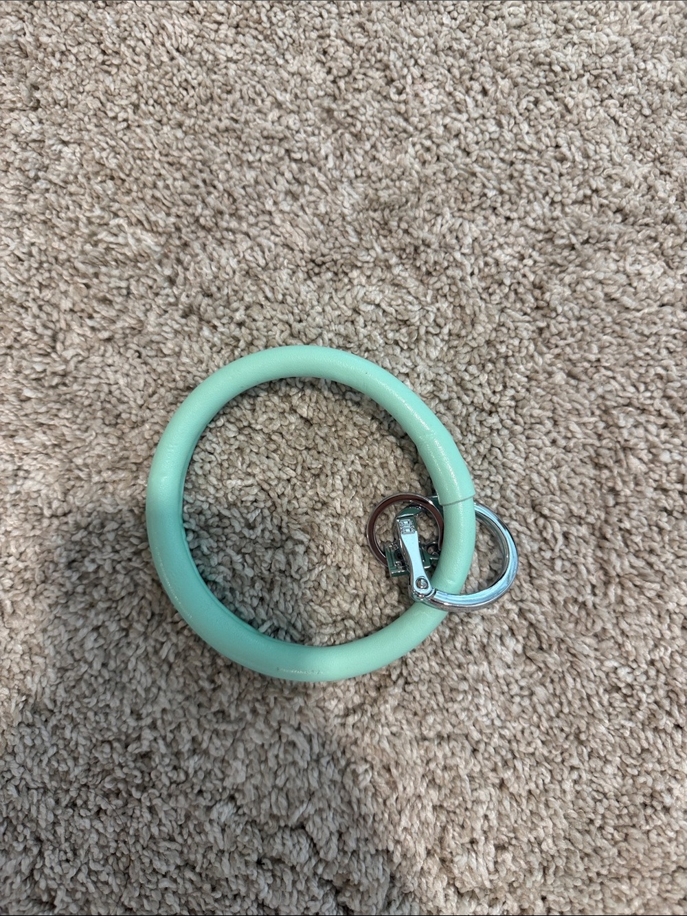 Mint Green oventure key ring